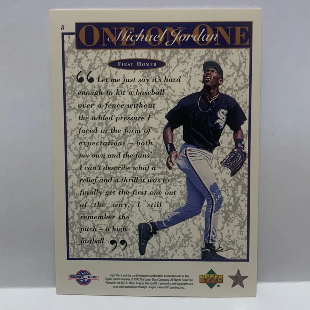 1995 Upper Deck Michael Jordan One on One Minors #8 (009)